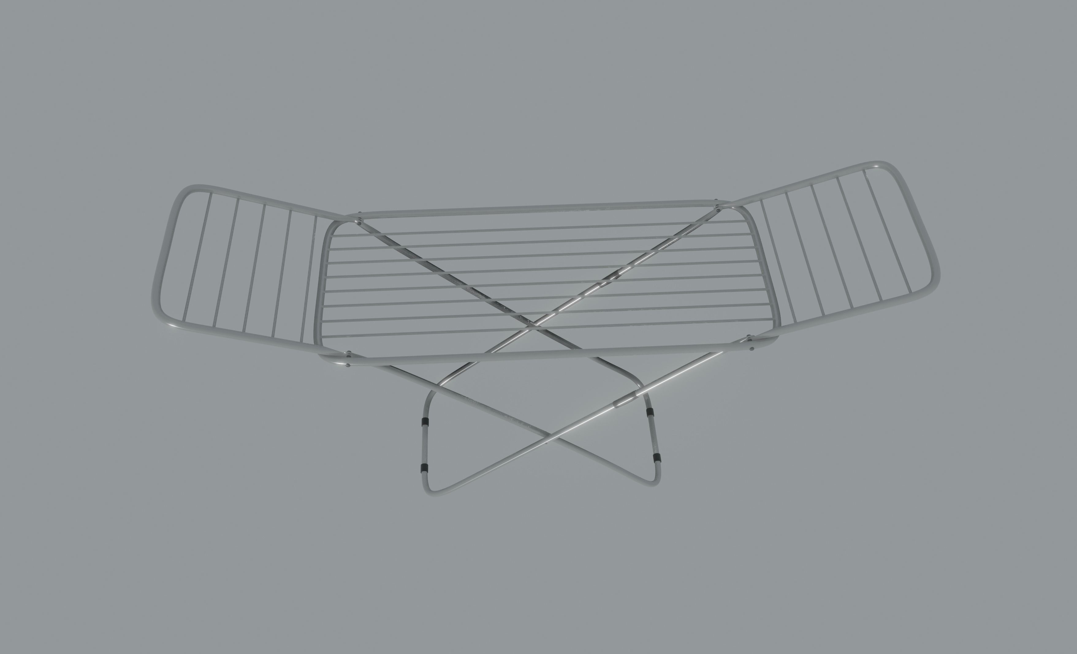 Laundry Drying Rack 3D model_2