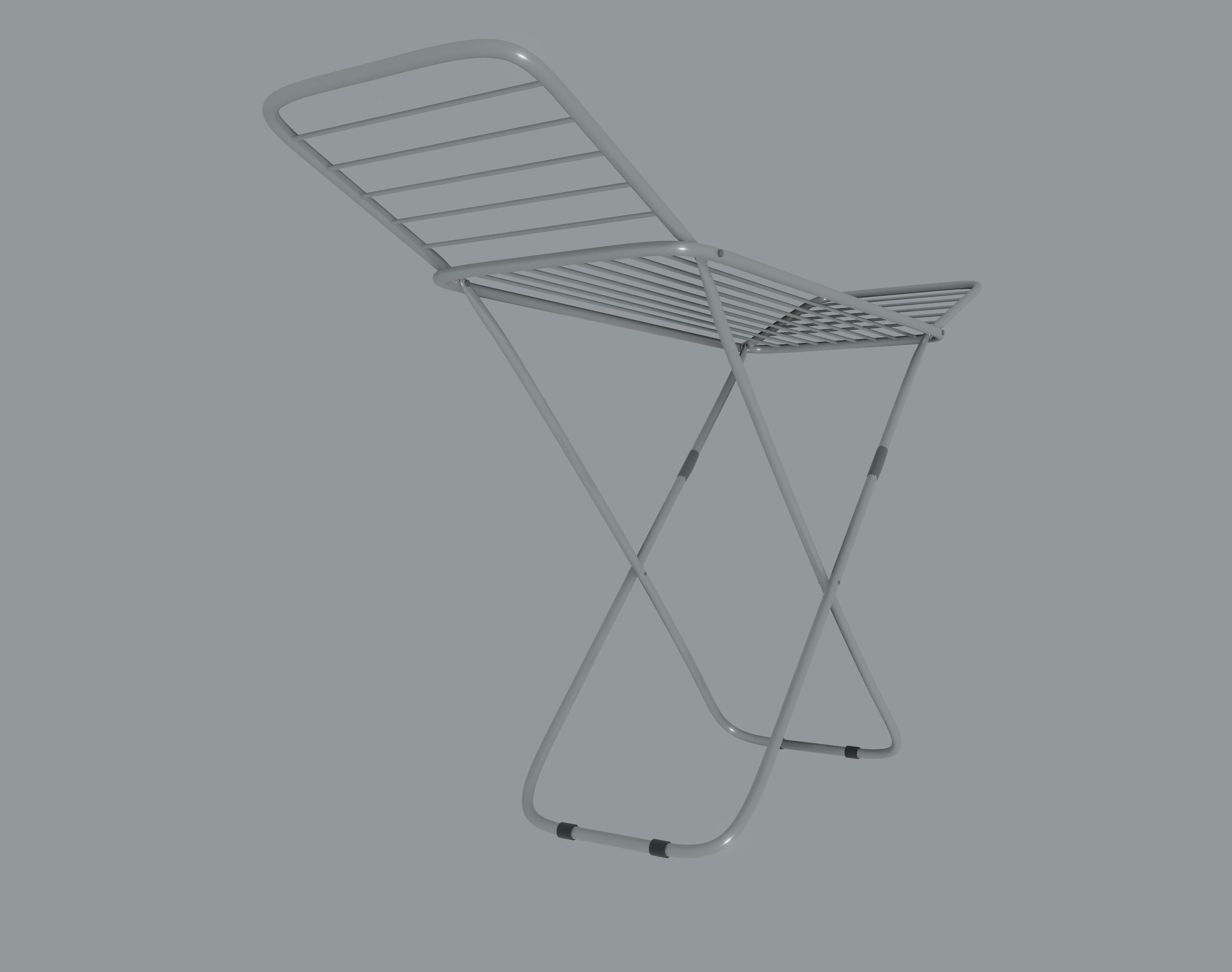 Laundry Drying Rack 3D model_4