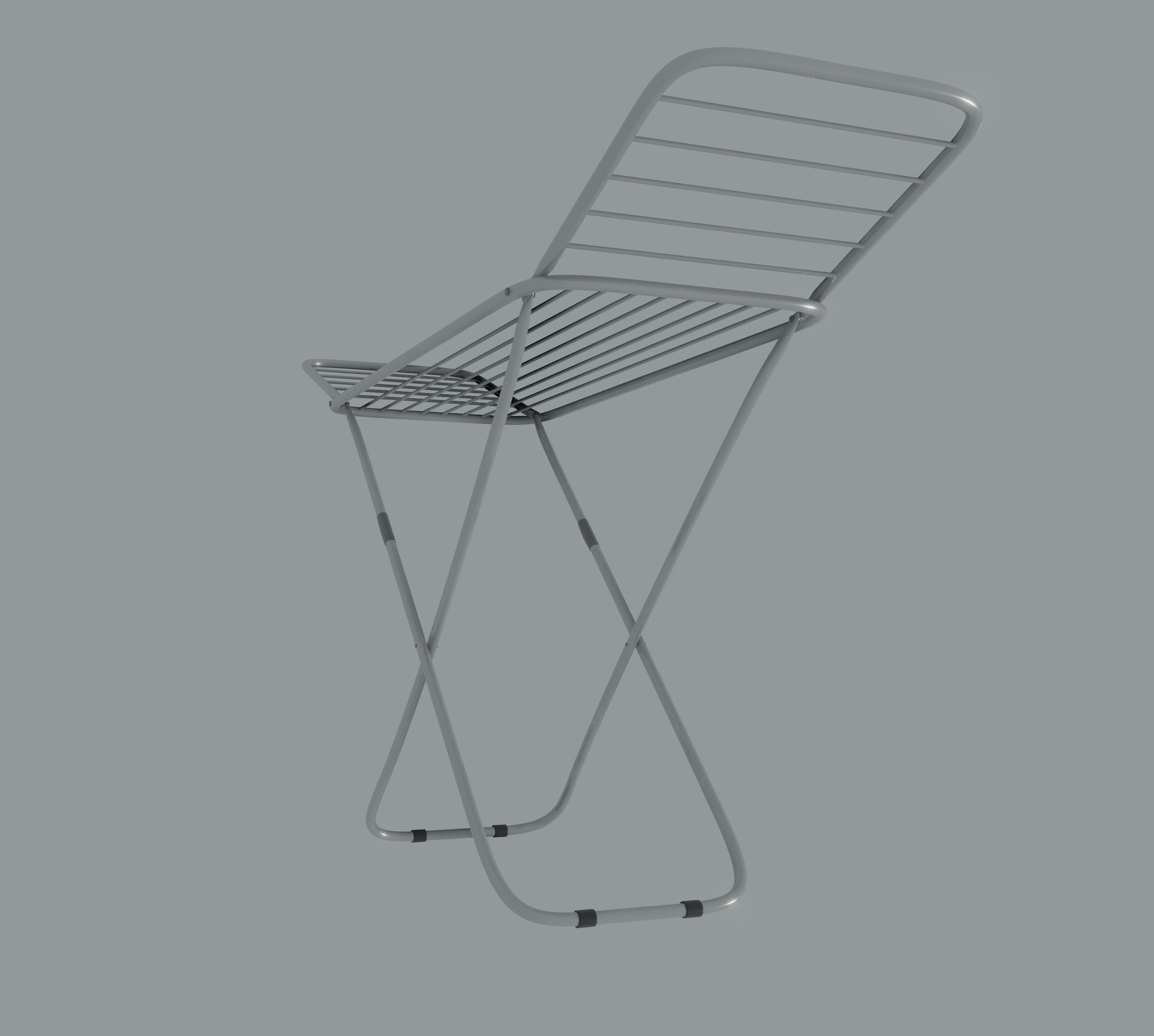 Laundry Drying Rack 3D model_5