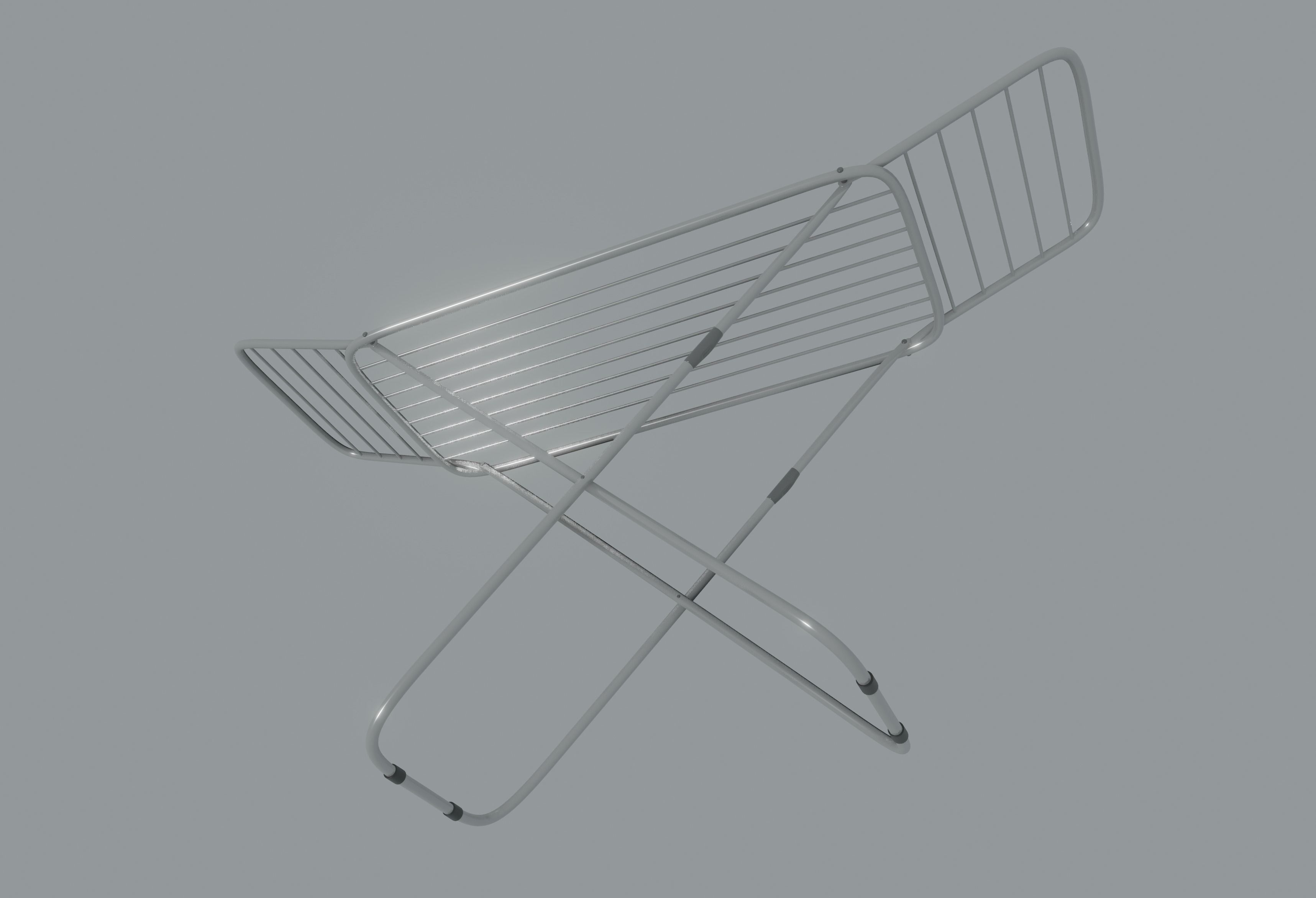 Laundry Drying Rack 3D model_8