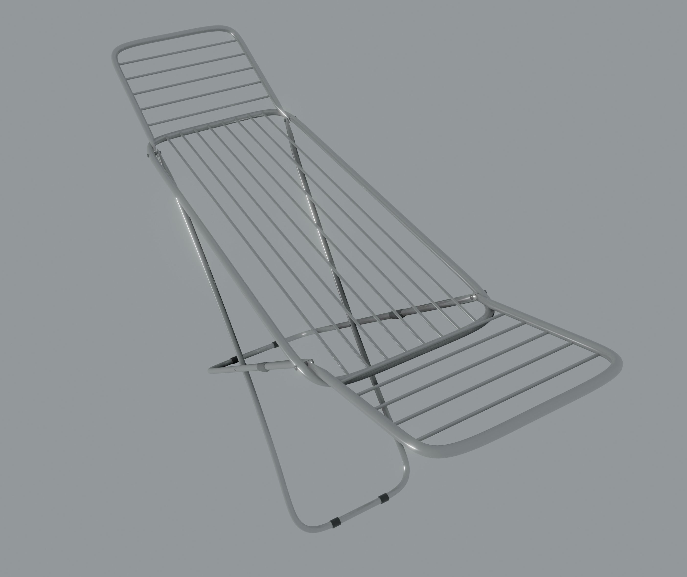 Laundry Drying Rack 3D model_6
