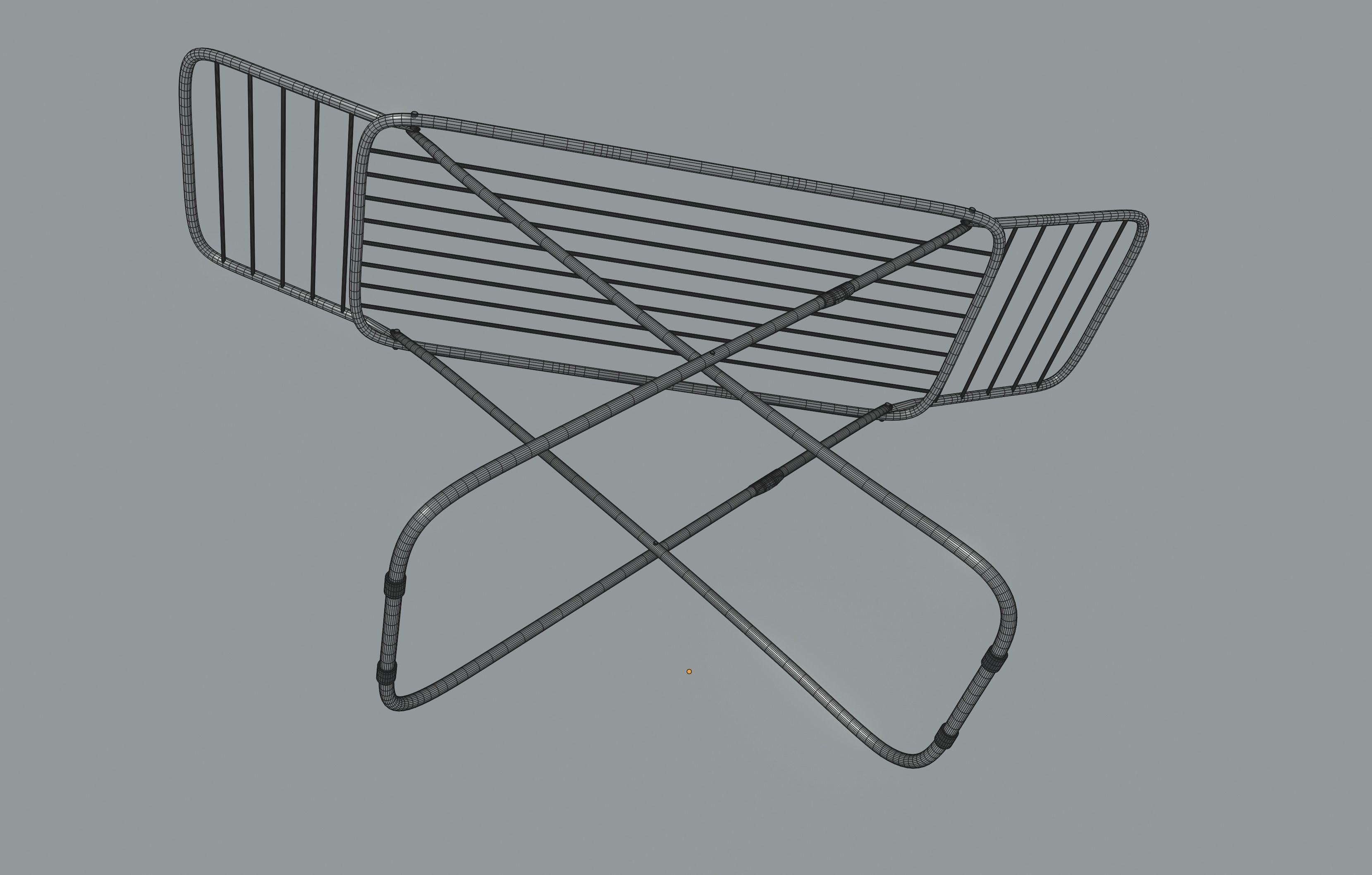 Laundry Drying Rack 3D model_14