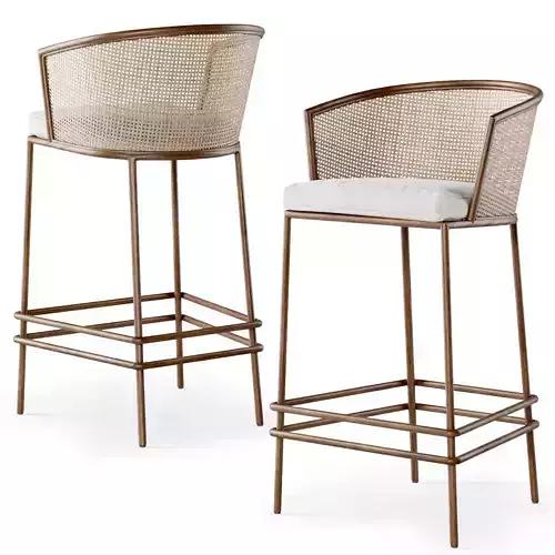 Wooden bar stool BW45