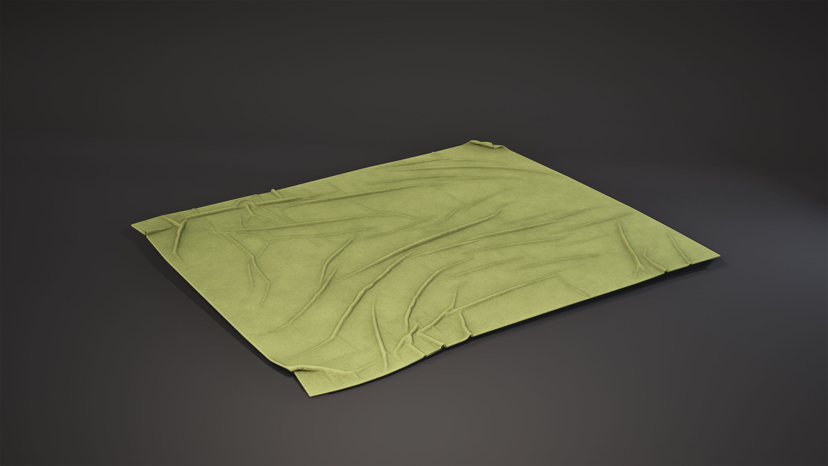 Carpet Game-Ready cloth Low-poly 3D model_1
