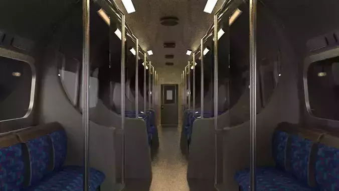 Bakerloo line underground interior