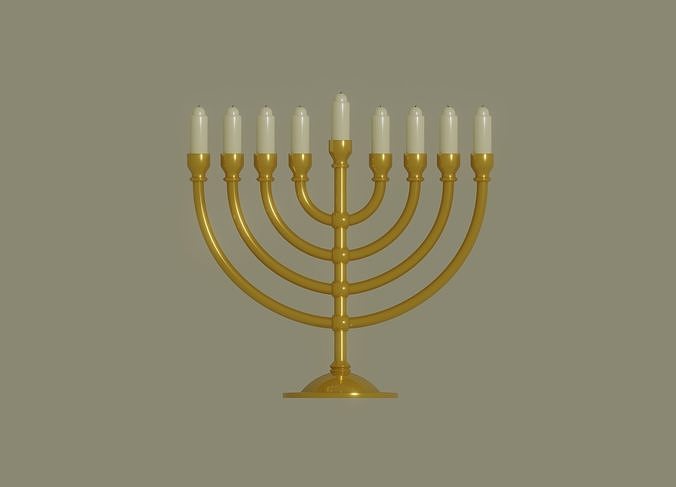 Menorah 3D model