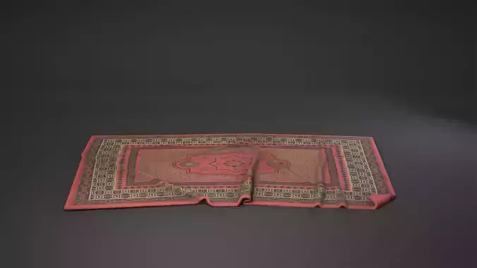 Carpet Game-Ready golden structure