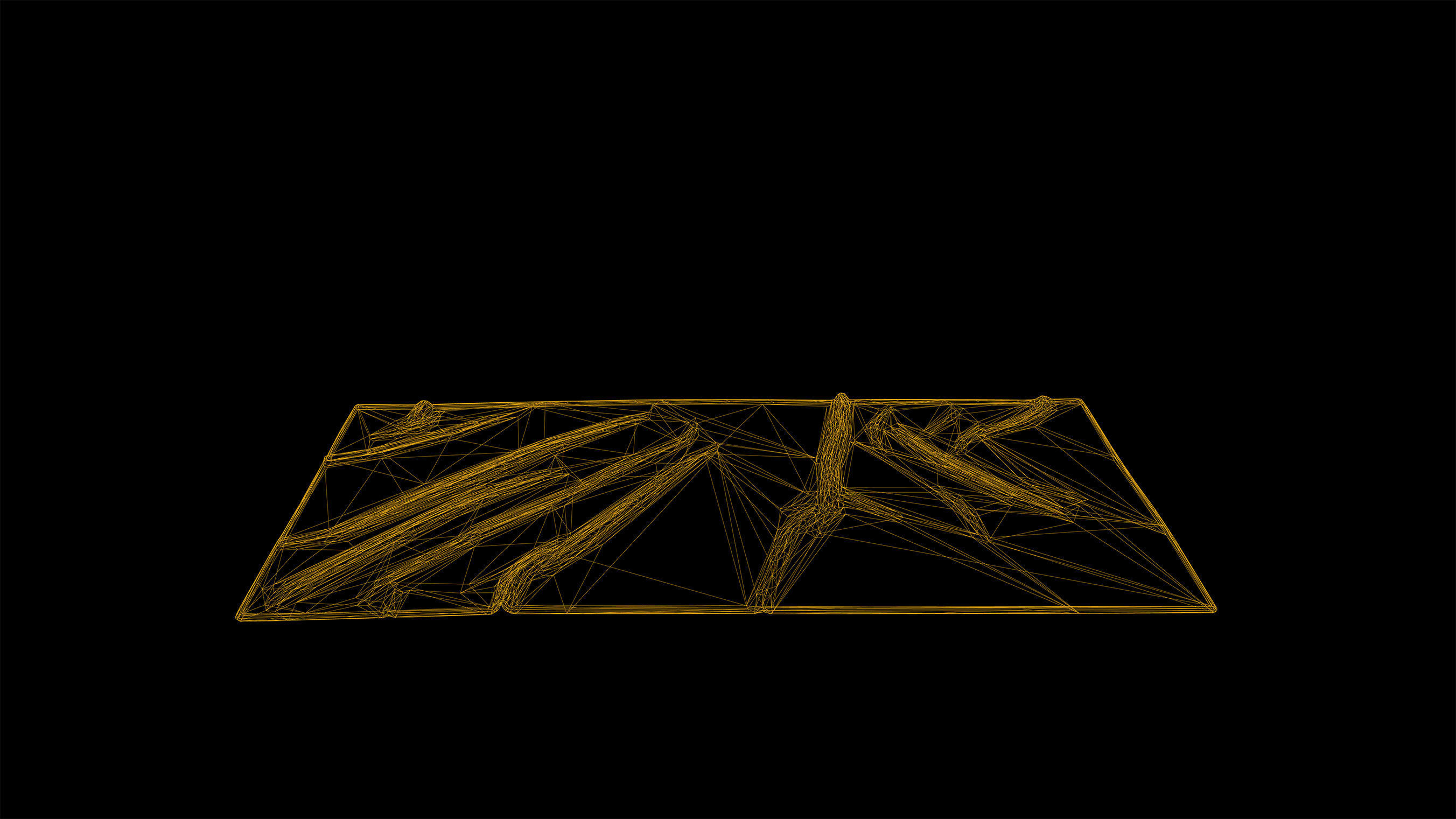 Carpet Game-Ready rug Low-poly 3D model_2