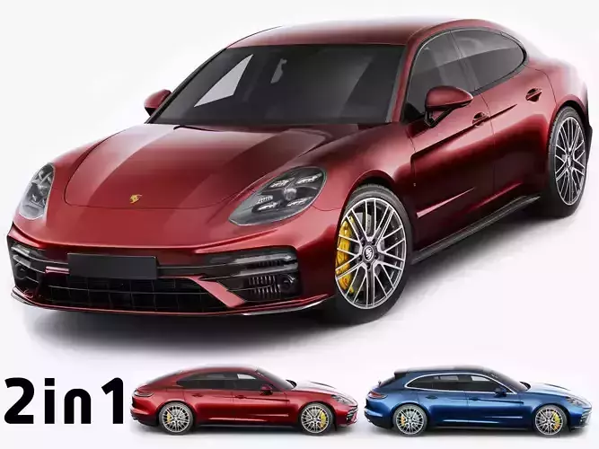 Porsche Panamera Turbo S and Sport Turismo 2021