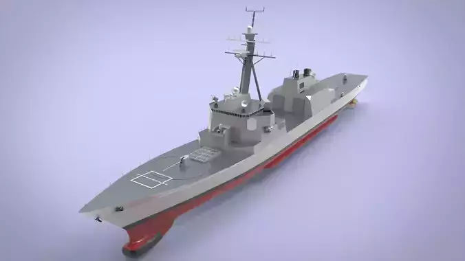 Offshore Patrol Vessel Low-poly 3D model