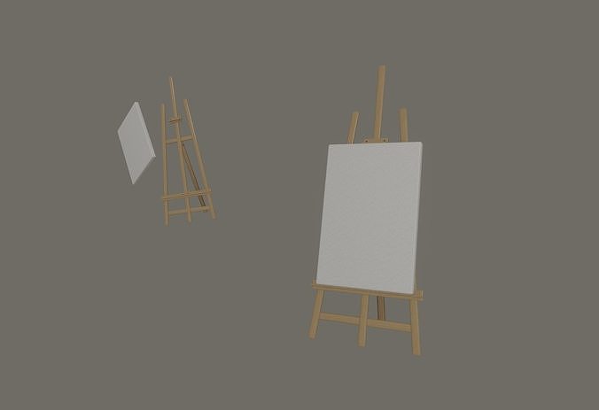 Easel 3D model