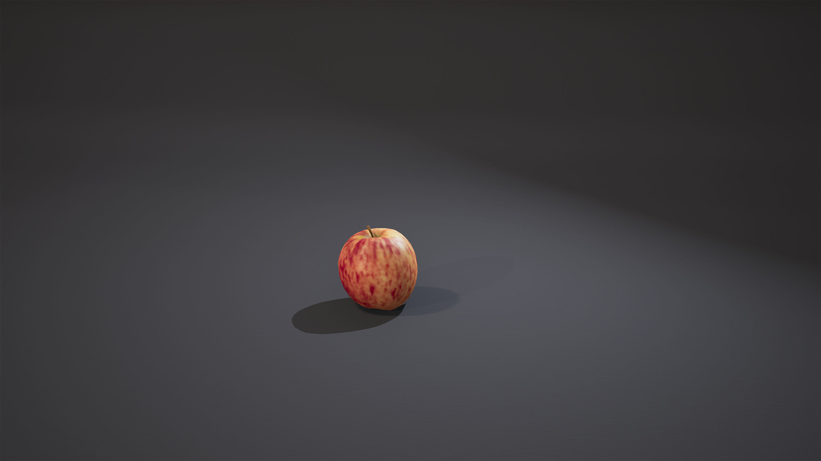 Apples Game-Ready apple Low-poly 3D model_5