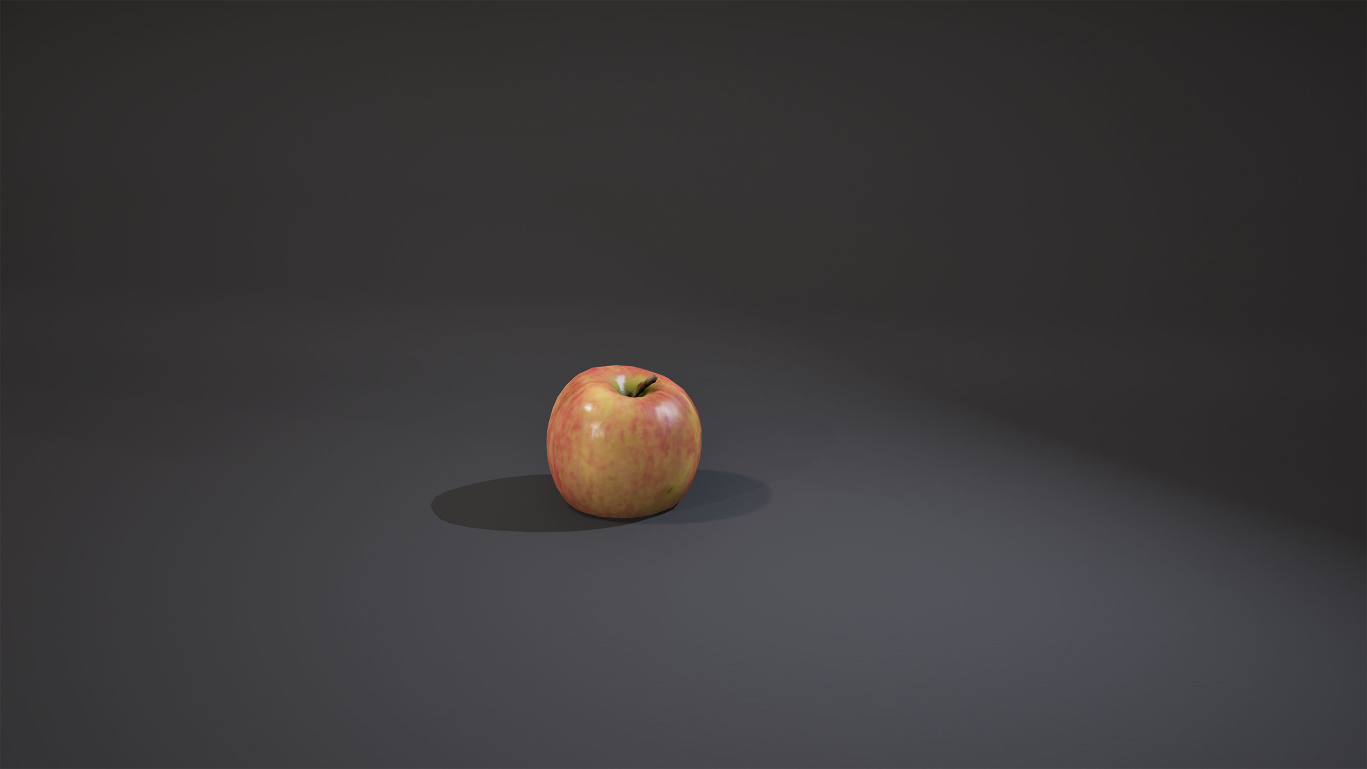 Apples Game-Ready apple Low-poly 3D model_6