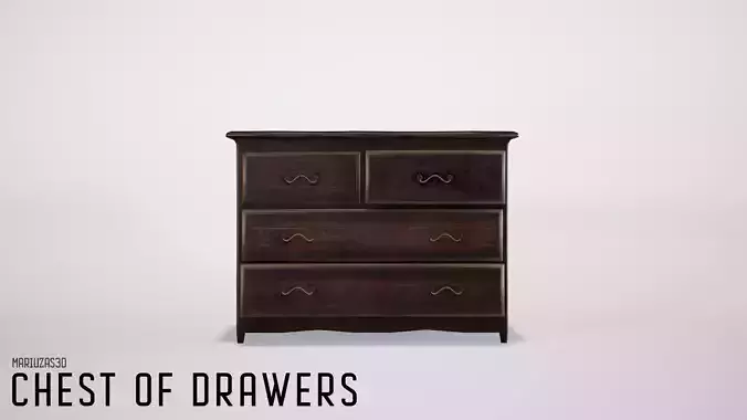 Chest Of Drawers - gameready low