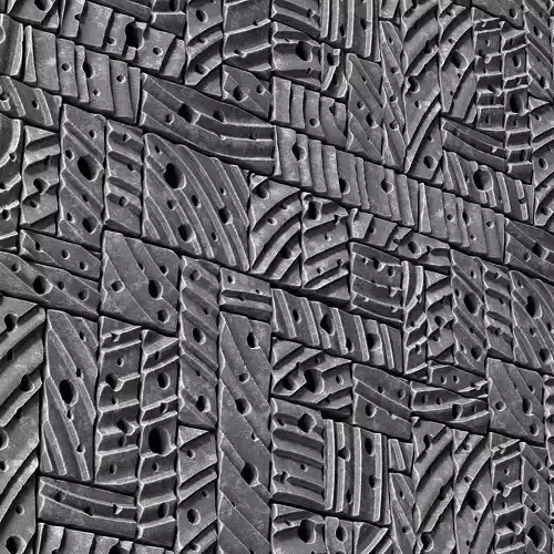 Stone block panel hole n1 3D model