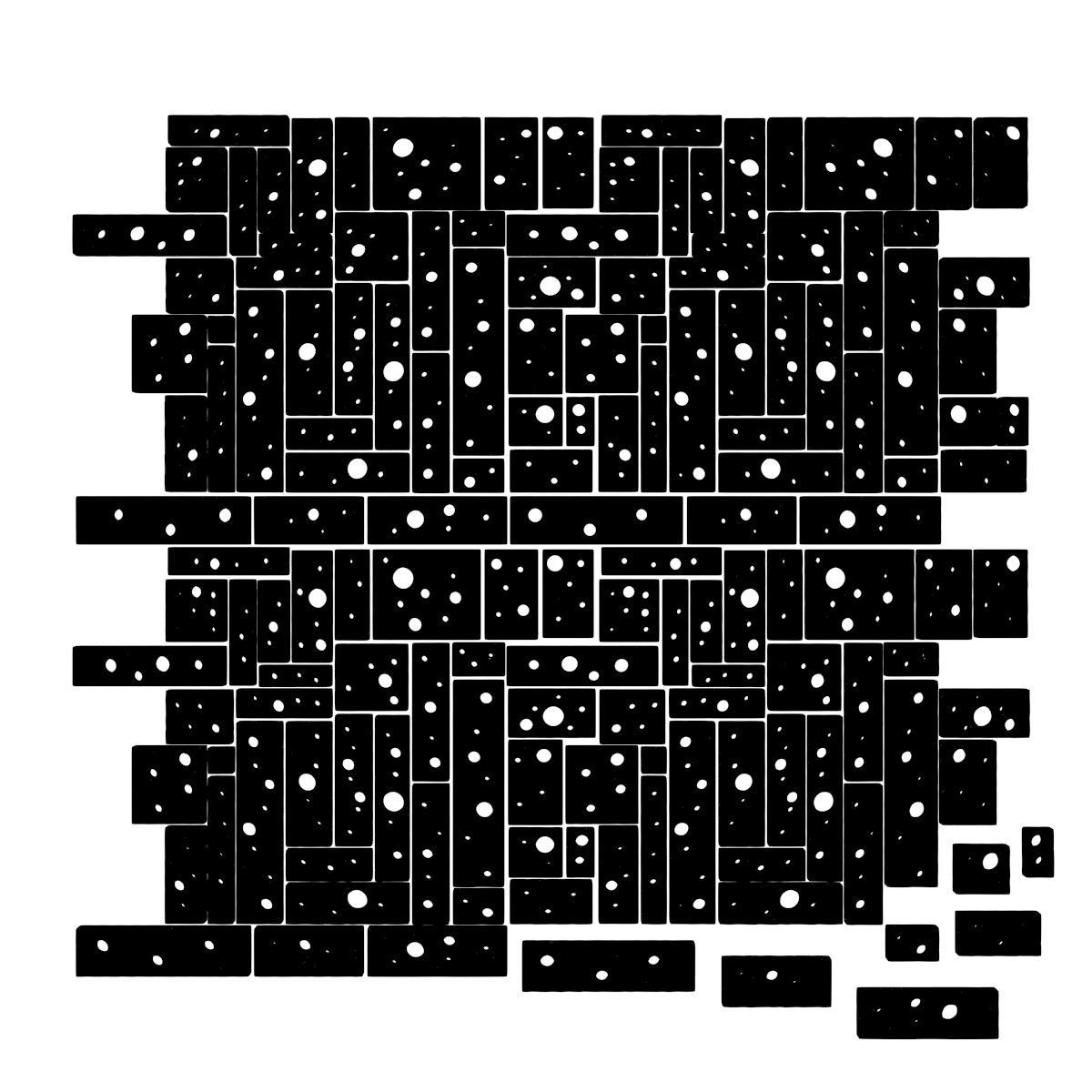 Stone block panel hole n1 3D model_11