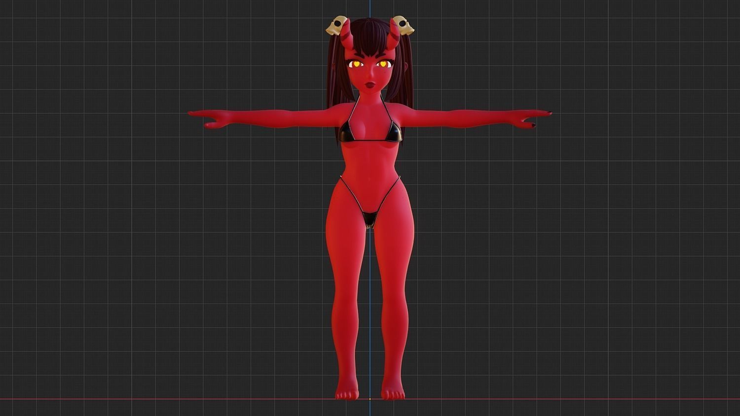 Meru The Succubus 3D model_1