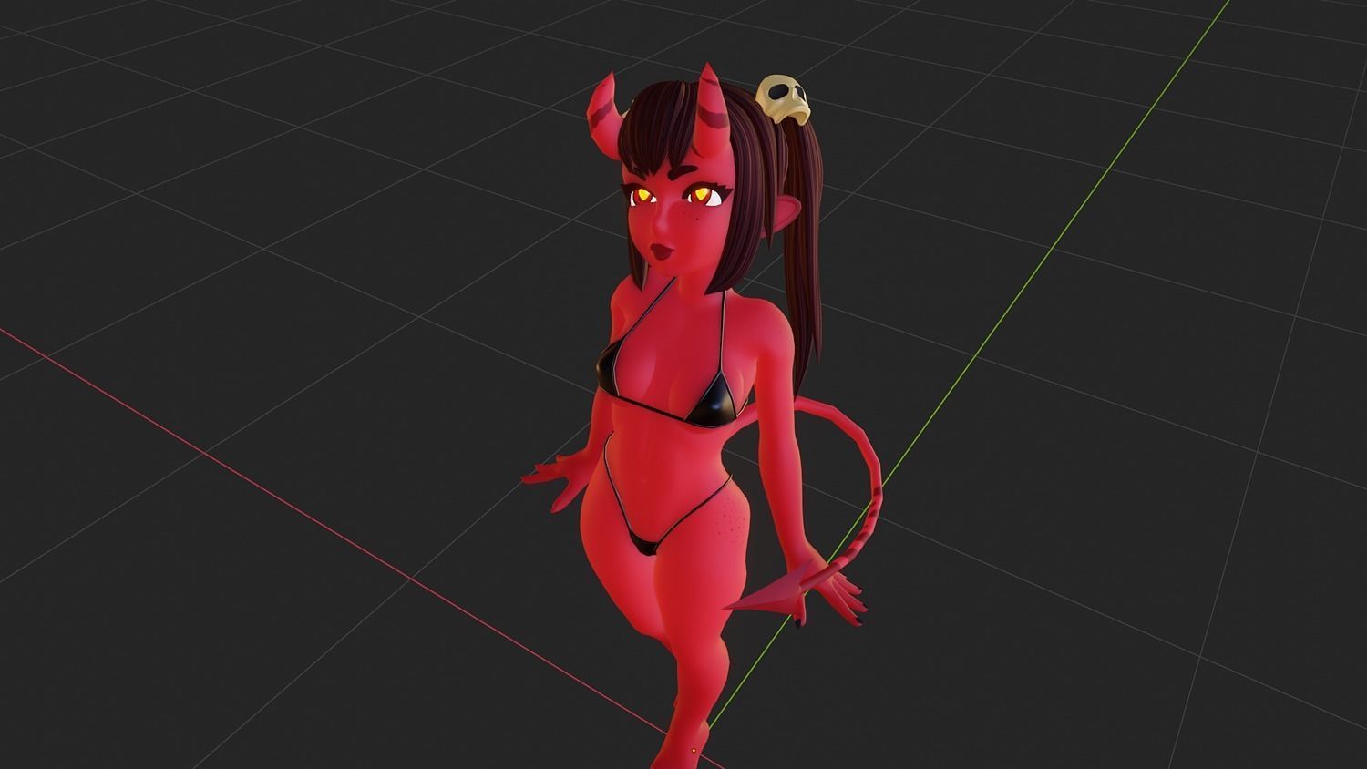 Meru The Succubus 3D model_5