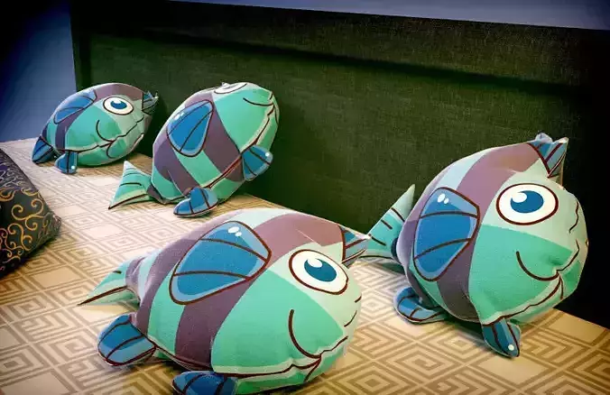 Fish Piilow 3D model