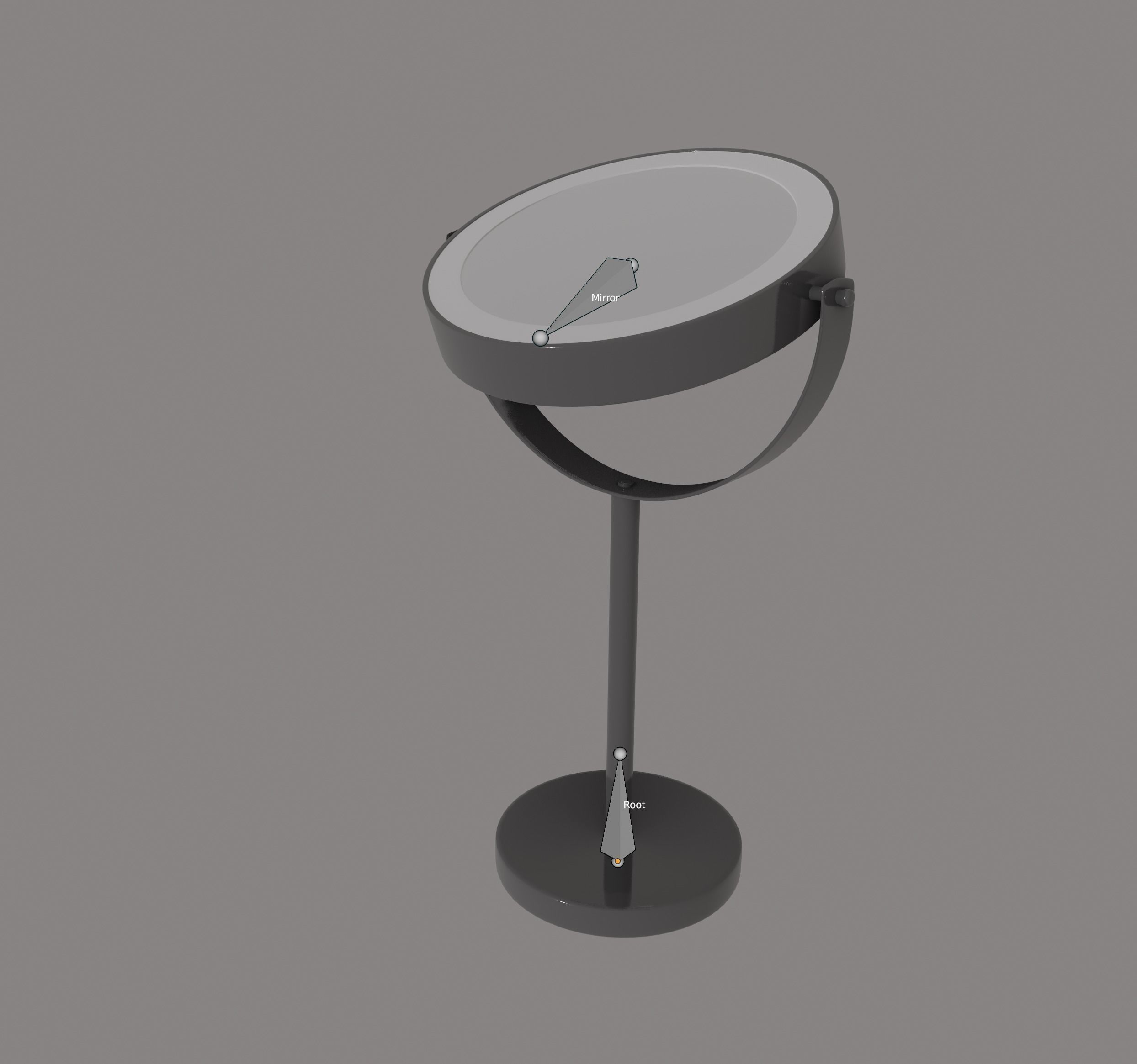 Makeup Mirror 3D model_10