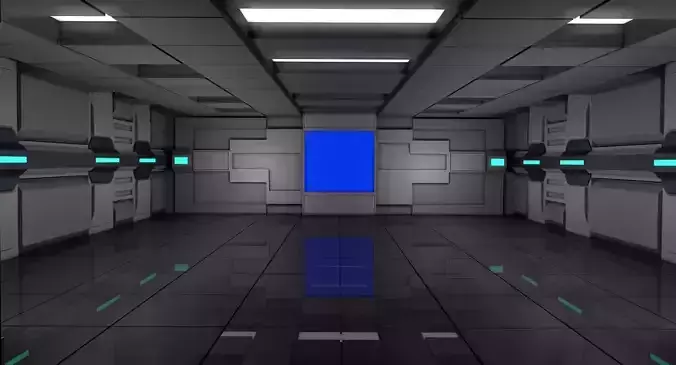 Sci Fi Room 3D model