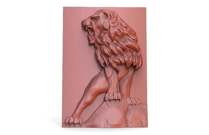 Lion cnc 4 3D print model