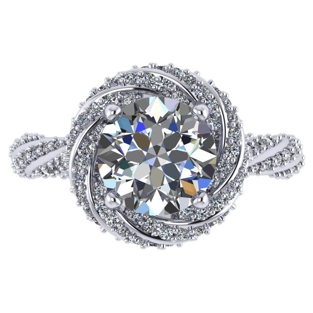 Twist ring 3D print model_1