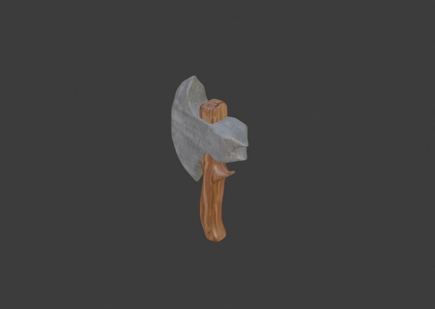 Battle Axe Low-poly 3D model Low-poly 3D model_13