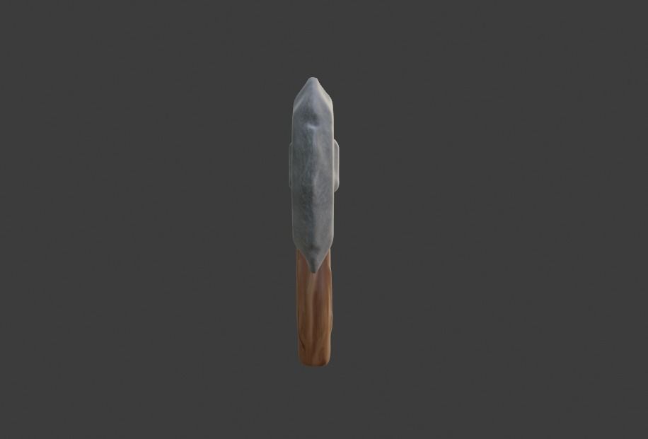 Battle Axe Low-poly 3D model Low-poly 3D model_10