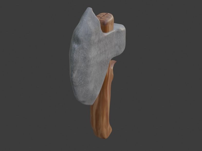 Battle Axe Low-poly 3D model Low-poly 3D model_6