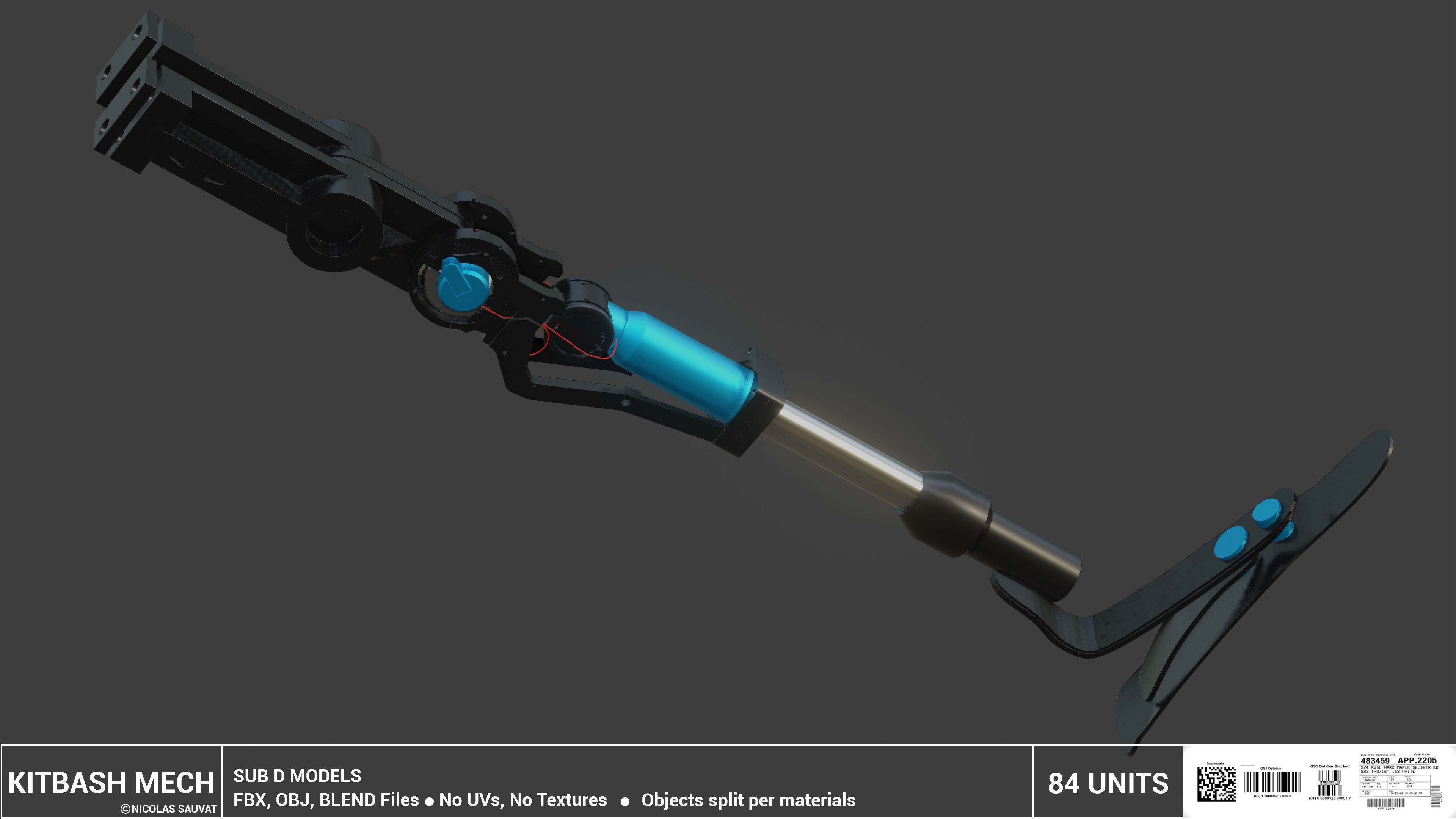 MECH KITBASH 3D model_13