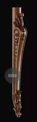 Cnc leg 3D print model