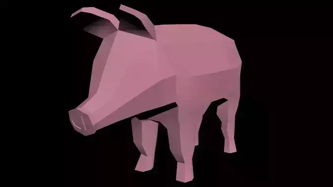 Lowpoly Farm Animals