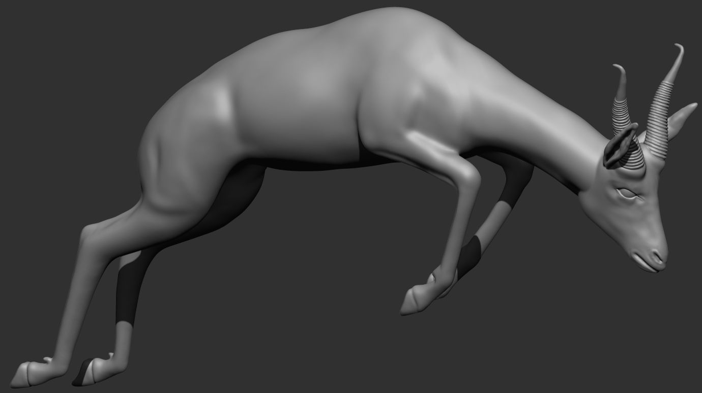 Impala Deer 3D print model_4