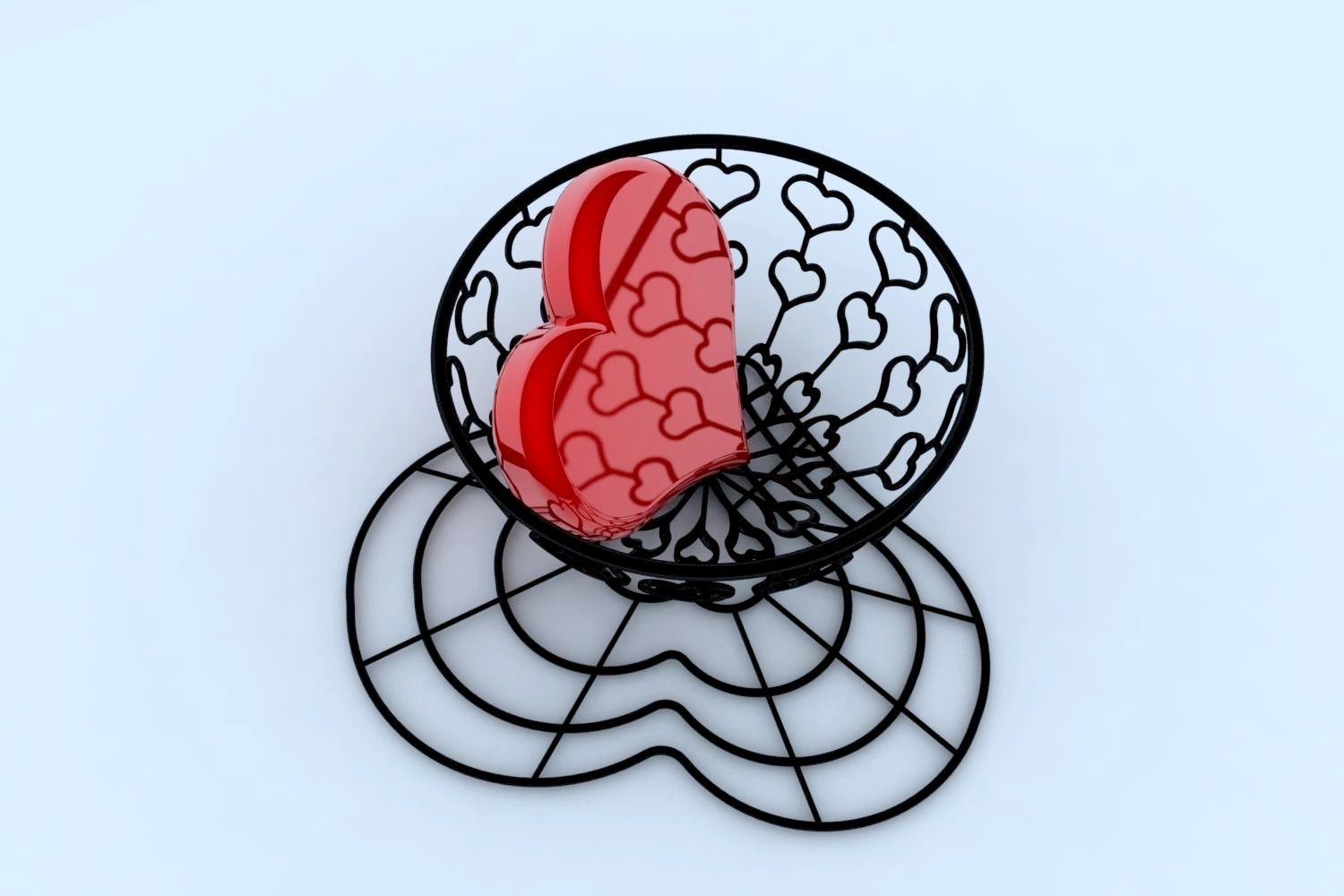 Valentines Day 3D model_4