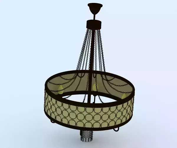 Chandelier in style of art deco