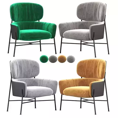 Caristo Armchair 3D model
