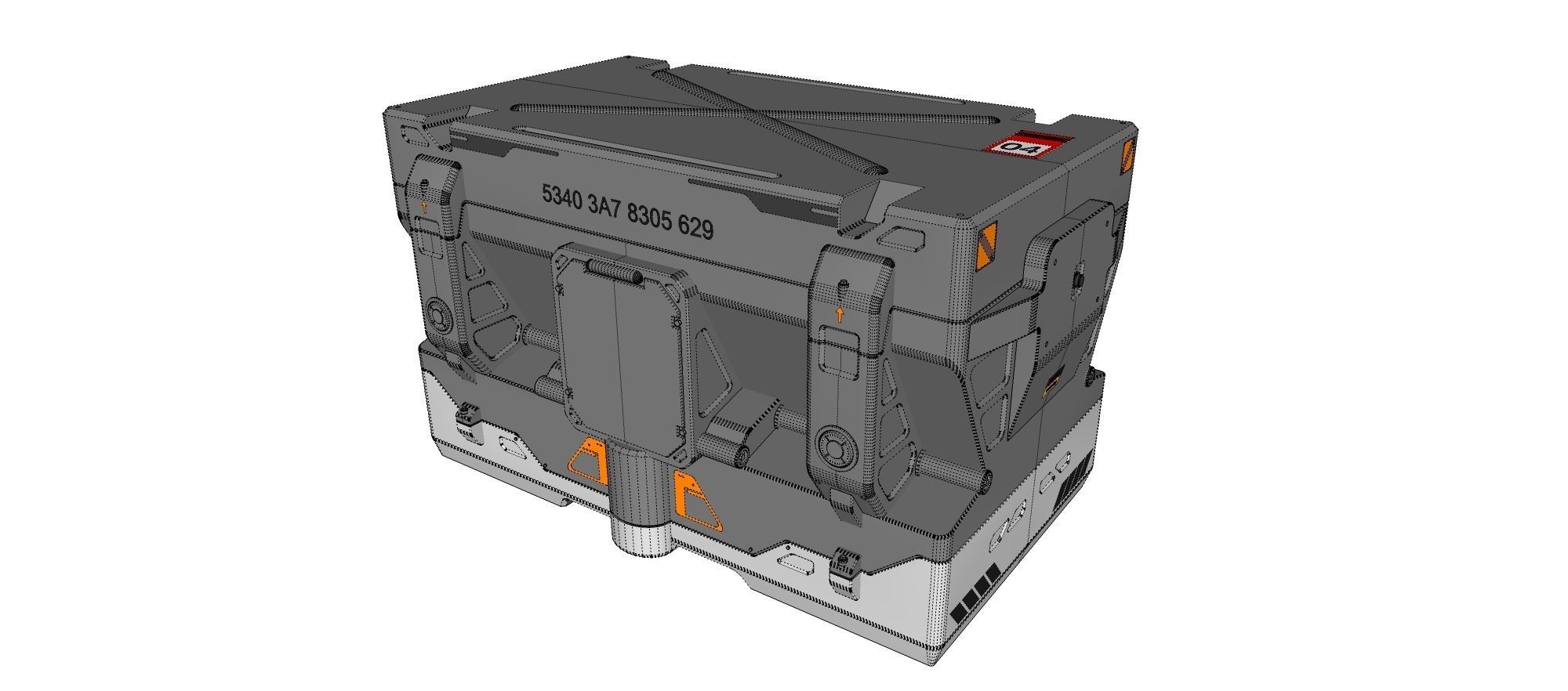 sci fi Container 3 3D model_21