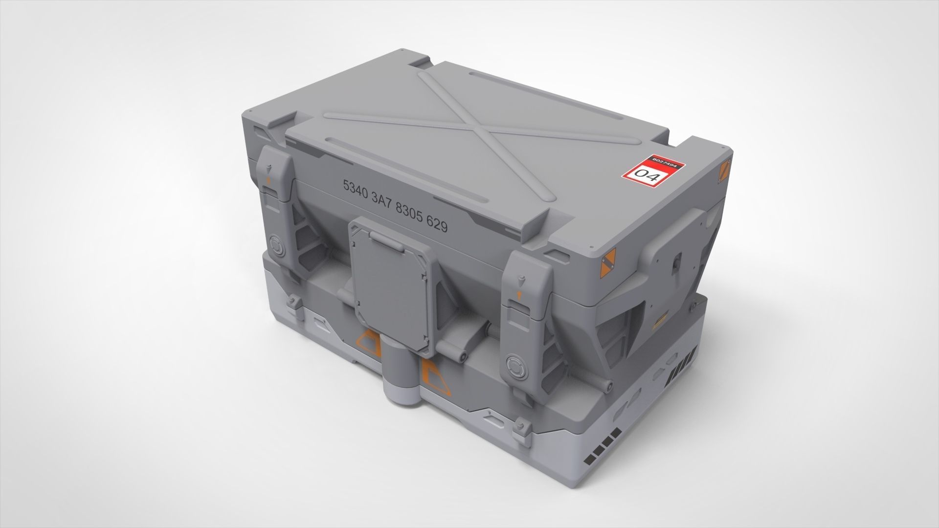 sci fi Container 3 3D model_7