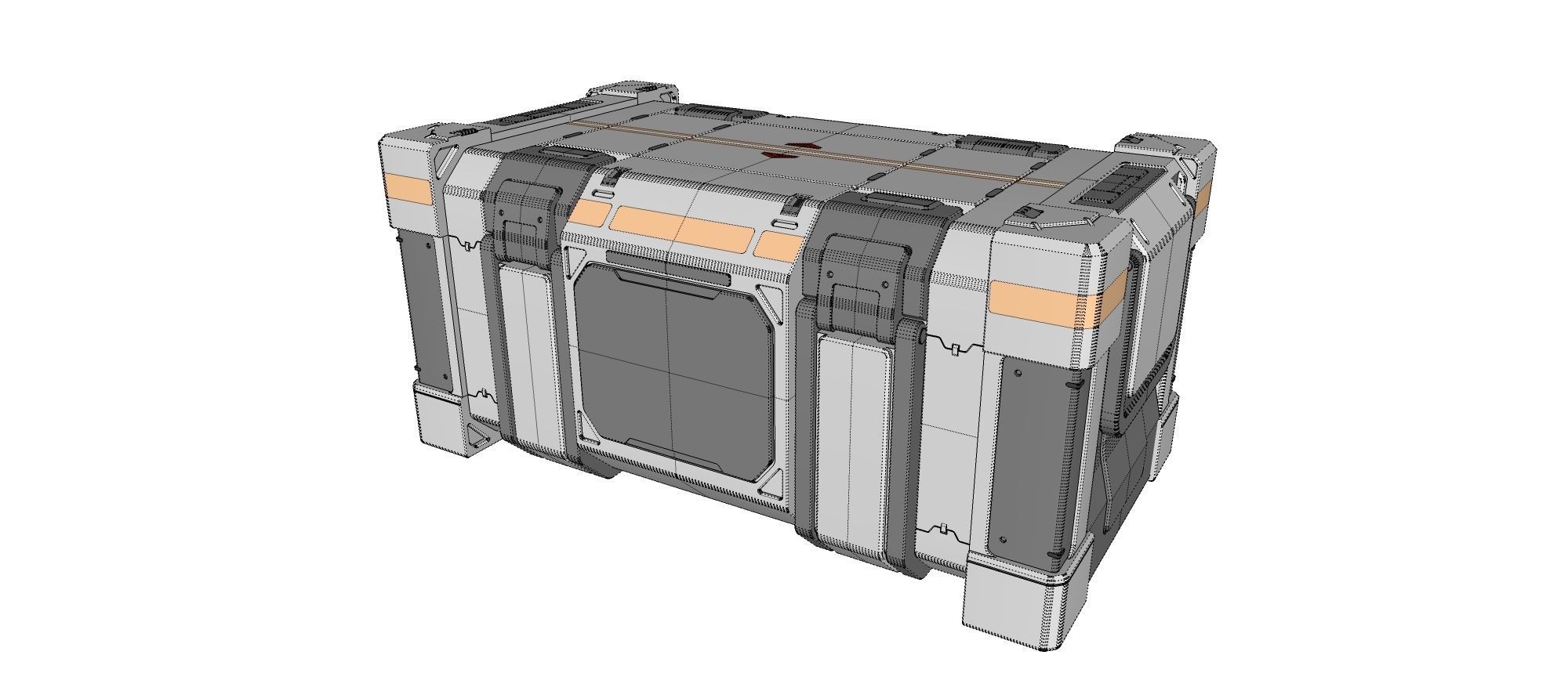 sci fi Container 3 3D model_24