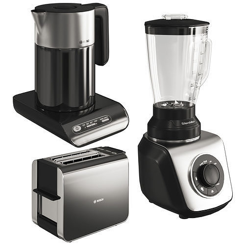 Bosch Small Kitchen Appliances Black 3D model