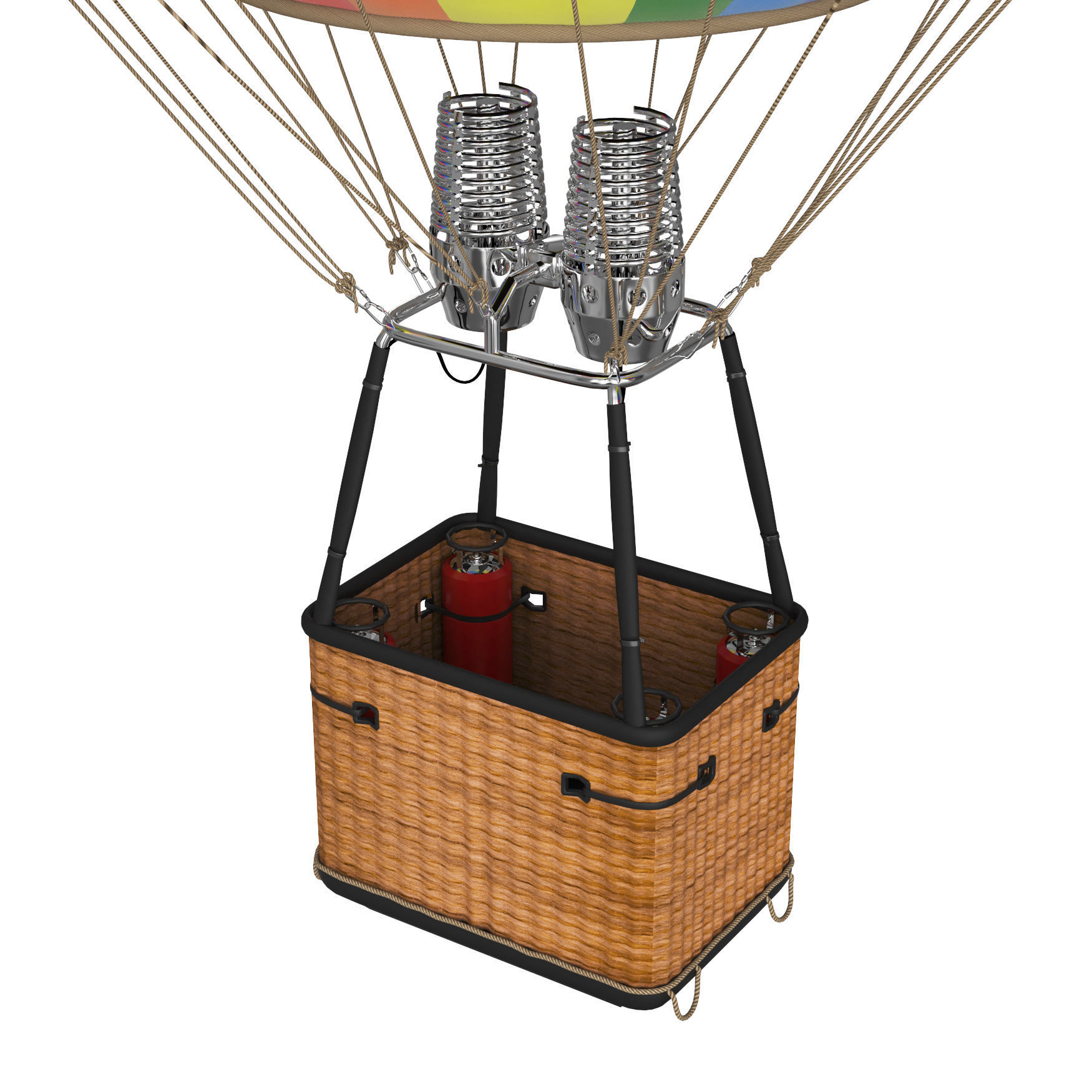 Hot Air Balloons 3D model_5