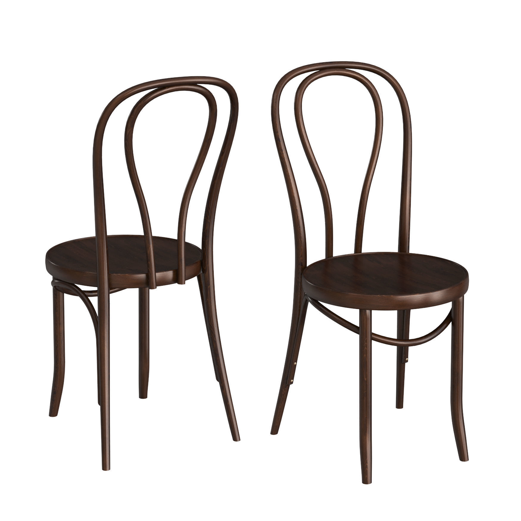 Thonet Chairs 3D model_2