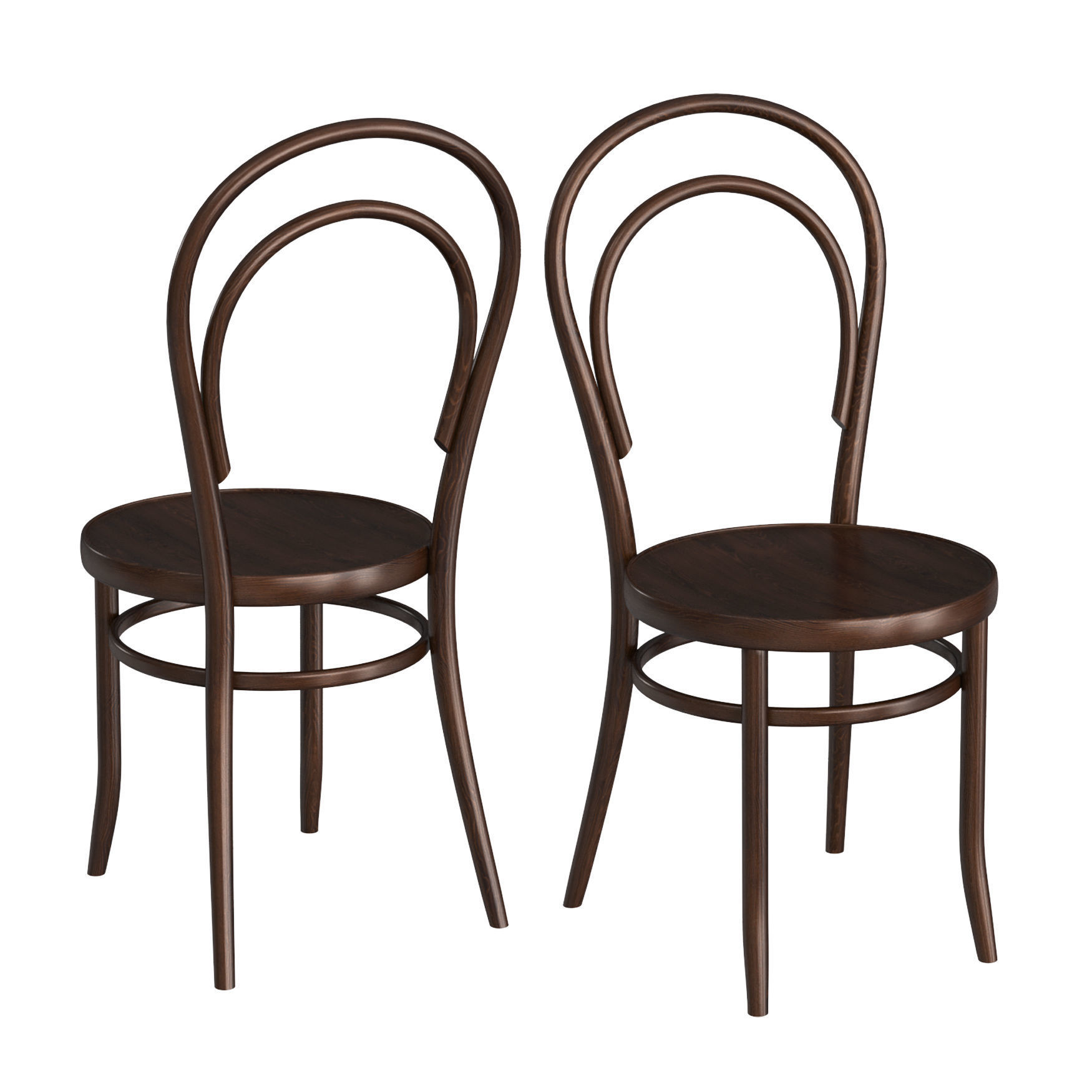 Thonet Chairs 3D model_3