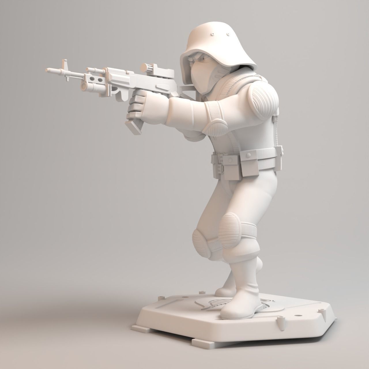 GI JOE characters Cobra Trooper Full figure 3D print model_3