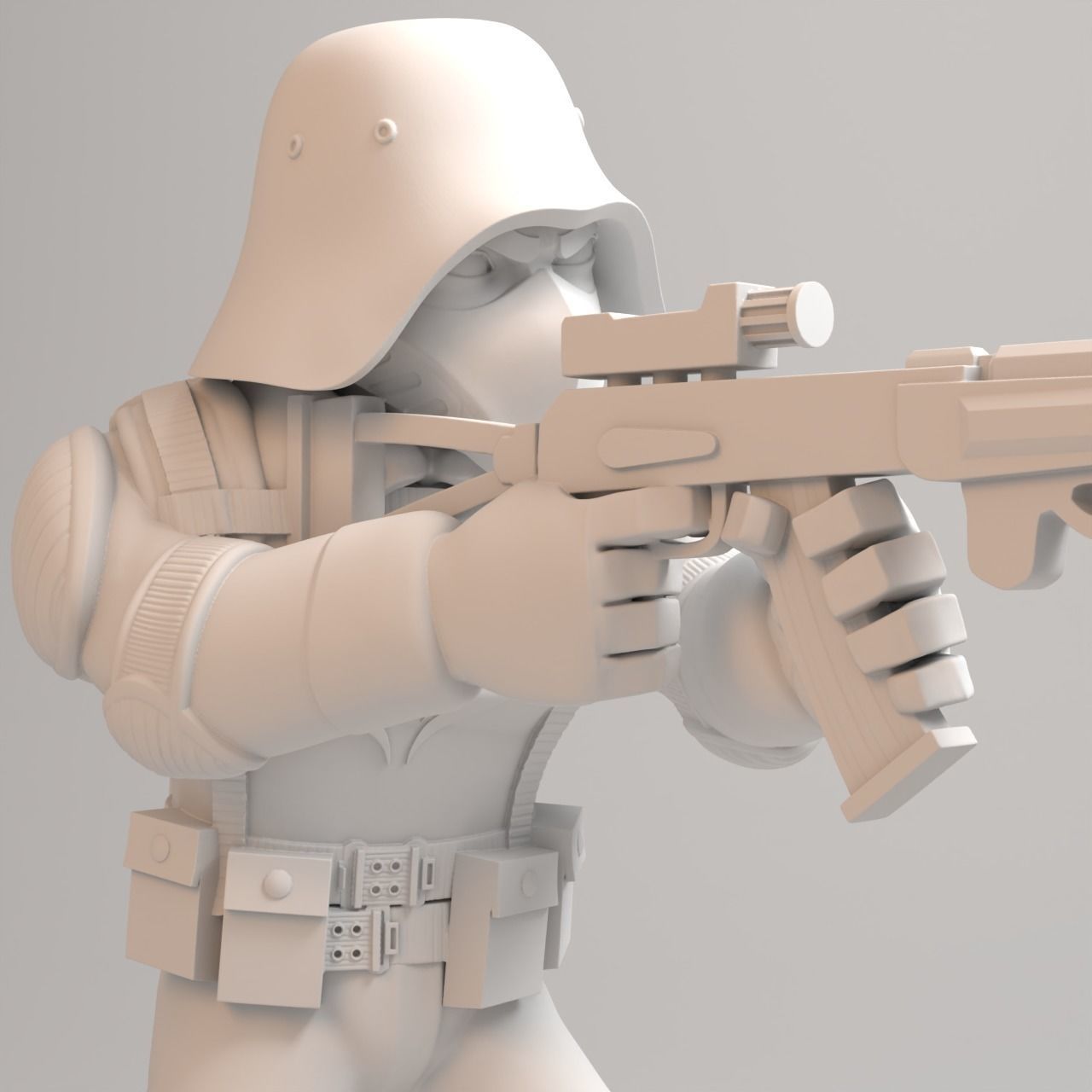 GI JOE characters Cobra Trooper Full figure 3D print model_6