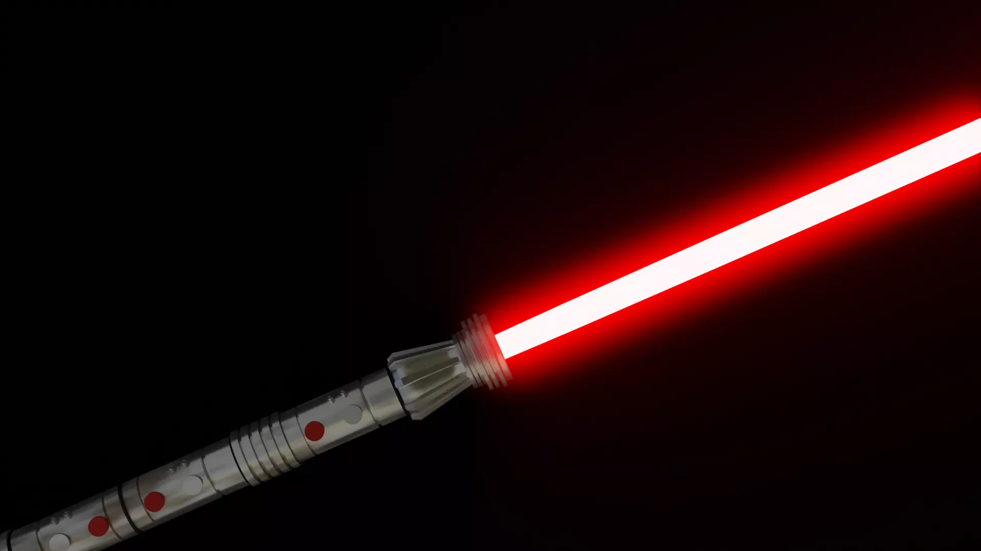 Darth Maul Lightsaber Free low-poly 3D model