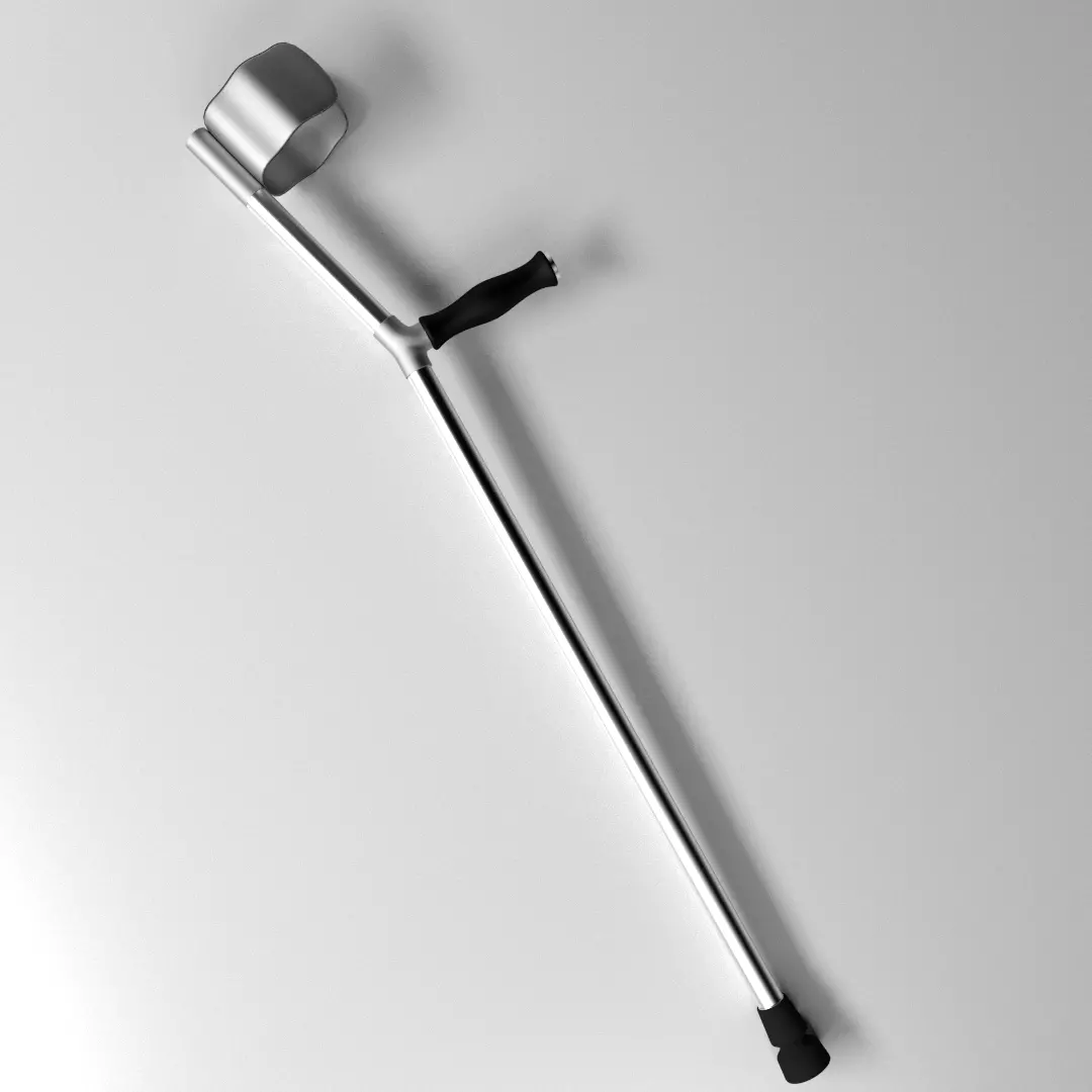 Forearm Crutch 3D model_0