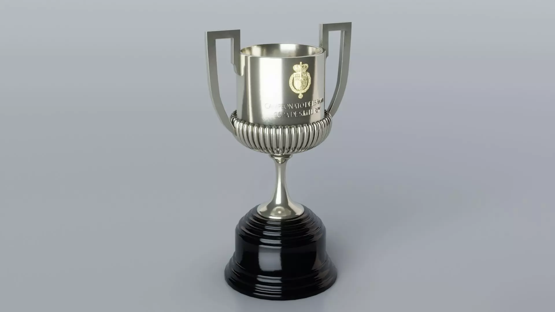 Copa Del Rey Espana Low-poly 3D model_0