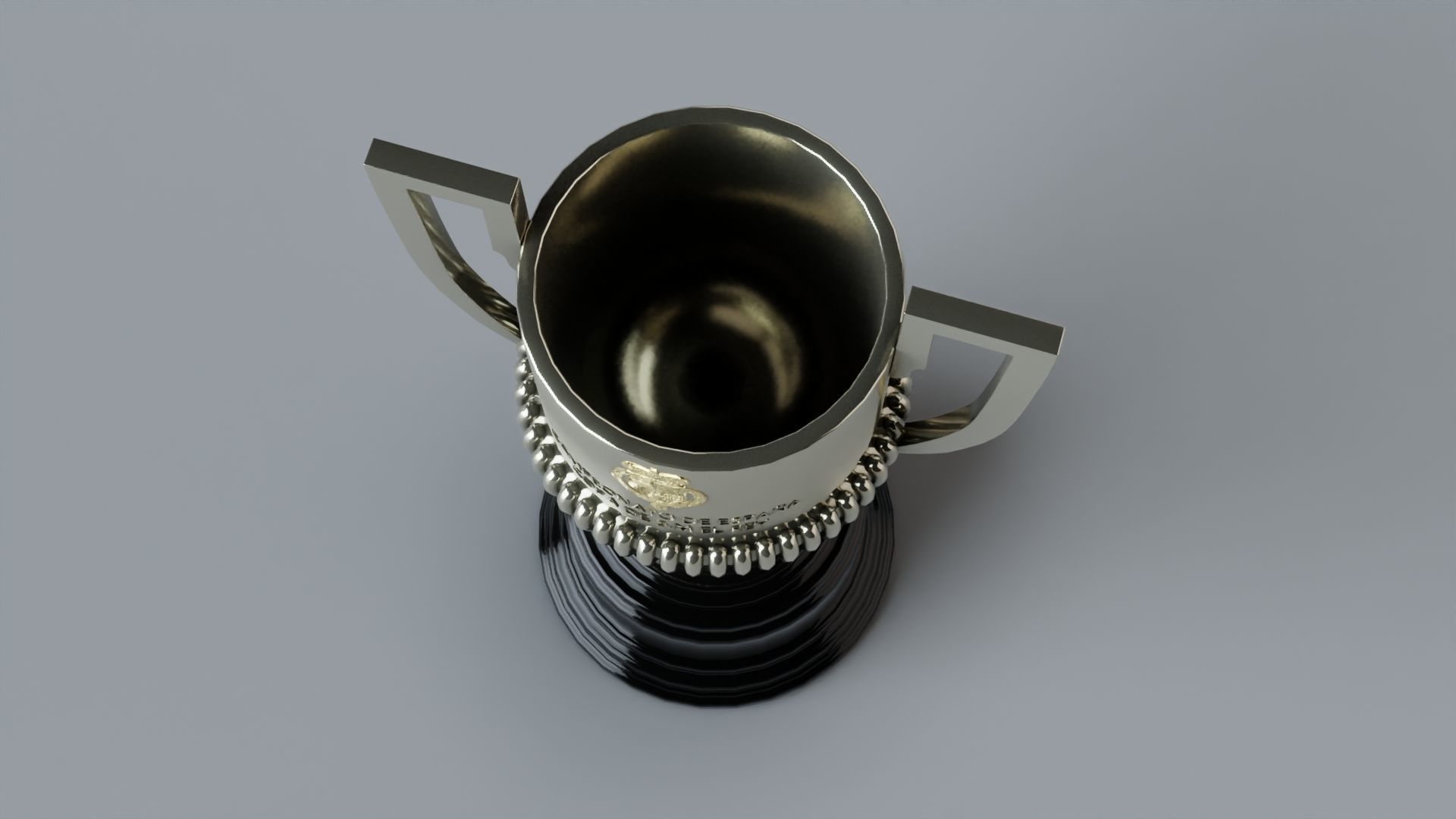 Copa Del Rey Espana Low-poly 3D model_4